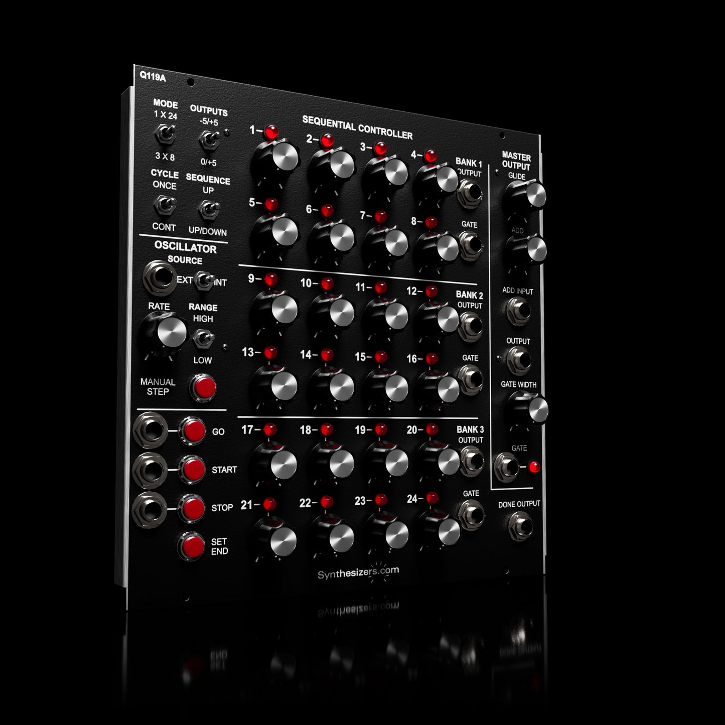 Q119A Quad-Width Sequential Controller
