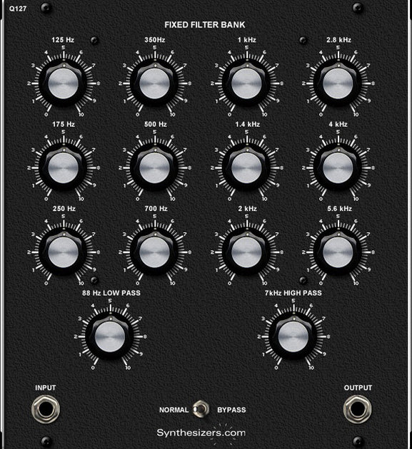 Q127 Fixed Filter Bank | Synthesizers.com