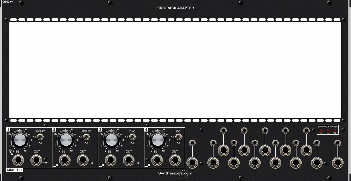 Q163++ Eurorack Adapter (80HP)