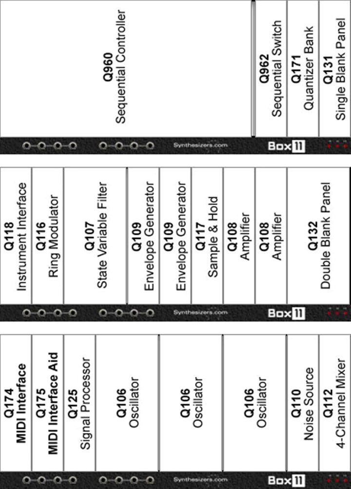 Complete Box33 with Q960 Sequencer, 33-Space Box11 System