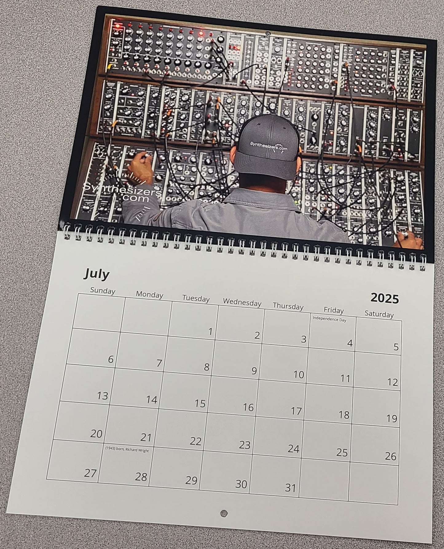 2025 Synthesizer Calendar