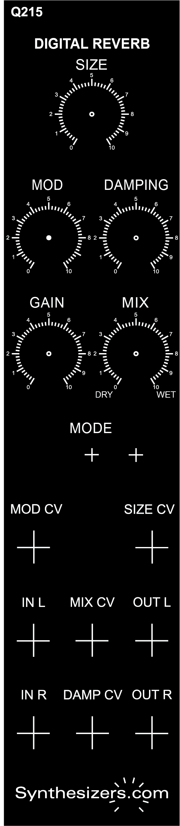 Q215 DIGITAL REVERB
