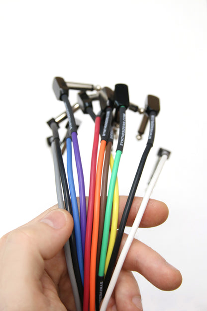 1/4" Right Angle Patch Cables