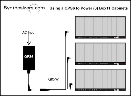 QPS6 Desktop Power Supply for 33 Spaces