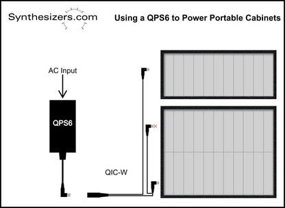 QPS6 Desktop Power Supply for 33 Spaces