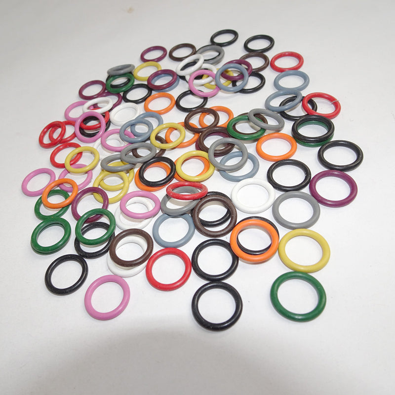 Colored O-Ring Mix (for Low Profile Cables)